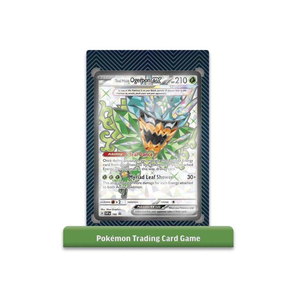 Pokemon TCG: Ogerpon ex Premium Collection Card Protector with Display Baker Breaks Pokemon TCG: Ogerpon ex Premium Collection Card Protector with Display Baker Breaks