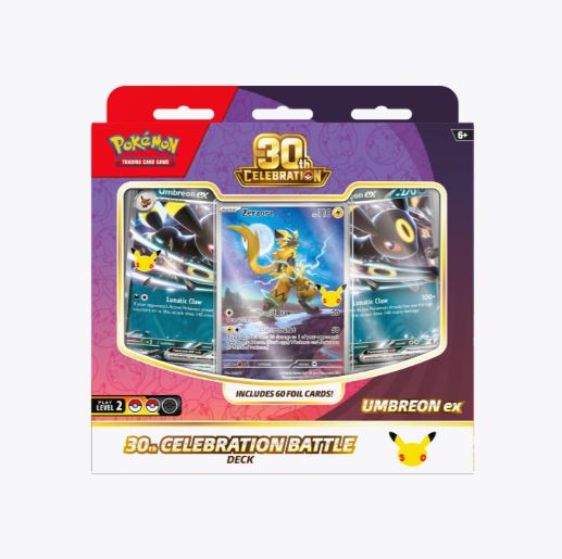 Pokémon TCG: 30th Celebration -- Battle Deck Espeon ex or Umbreon ex ~ – Baker Breaks